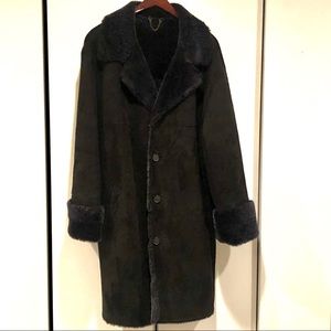 Shearling Men’s mid-length coat